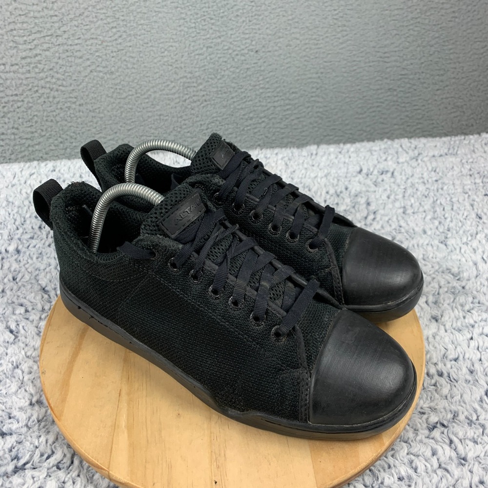 Altama Urban Assault Tactical Shoes‎ Men's 8 Black Low Top Lace Up Canvas 334701